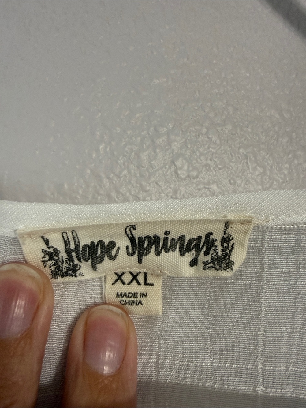 Hope Springs 🇺🇸Red White Blue Embroidered Peasant Blouse - Picture 3 of 10